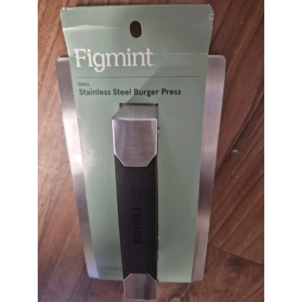 NWT Figmint Stainless Steel Burger Press BBQ/ Grilling S15
